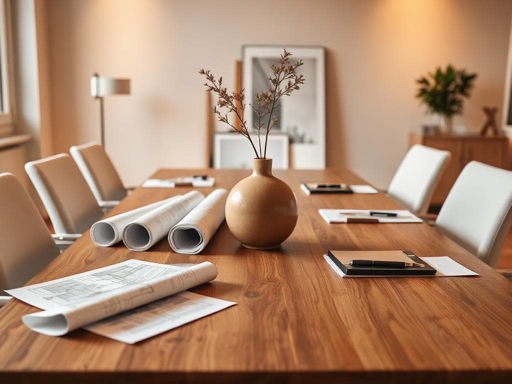 Professional team meeting